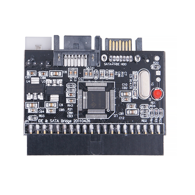Adattatore da IDE a SATA convertitore da SATA a IDE conversione bidirezionale 100/133 scheda riser HDD/SSD/CD/DVD per PC desktop JM20330 patata fritta