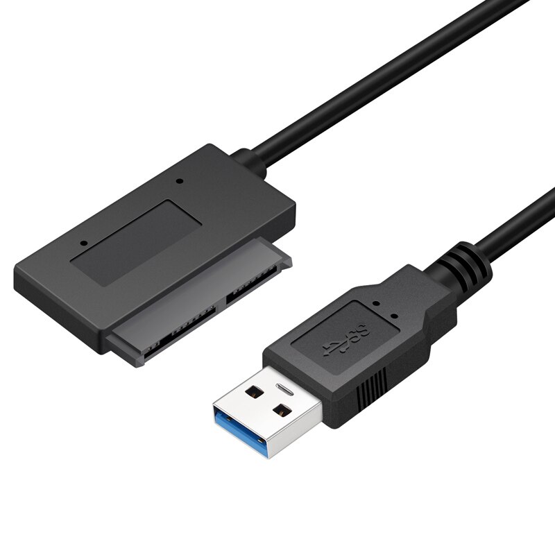 Adaptateur USB SATA USB 3.0 vers Micro SATA 7 + 9 câble 16Pin convertisseur de disque dur externe pour 1.8 "pouces Micro SATA SSD/HDD 23CM