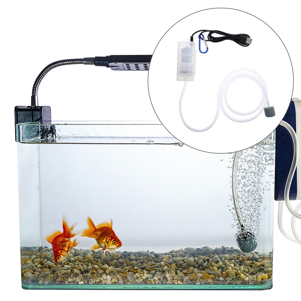 1Pc Duurzaam Mini Aquarium Beluchter Aquarium Pomp Voor Thuis Aquarium