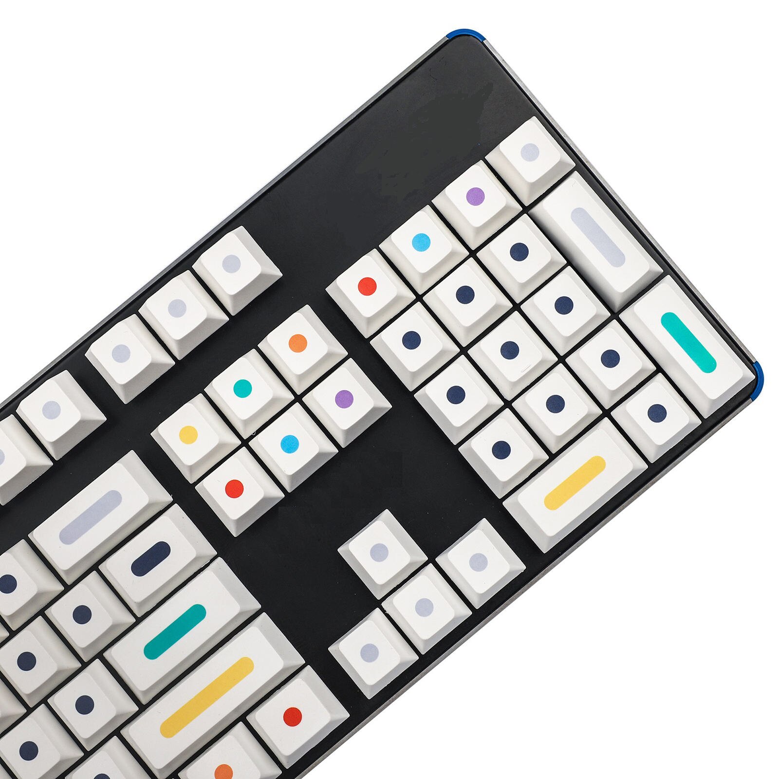 108 Keycaps Wit Dot Mechanische Toetsenbord Keycaps Pbt Dye Sublimatie Ansi Layout Diy Keyboard Keycaps Voor Cherry Mx