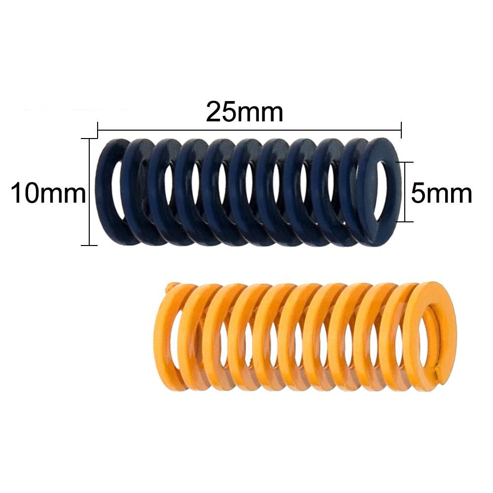 10Pcs 3D Printer Onderdelen Lente Voor Verwarmde Bed MK3 CR-10 Broeinest Geïmporteerd Lengte 25Mm Od 10Mm Voor 3D Printer Ender 3 CR10 Anet A8