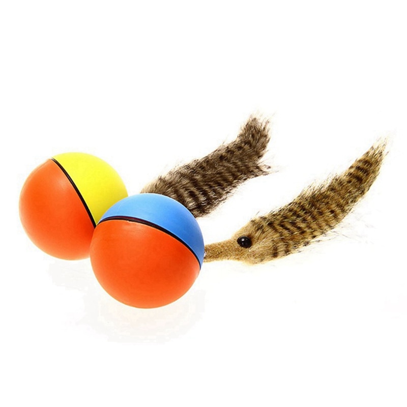 rollen Jagen Interaktive Spielzeug Haustier Katze Hund Spielzeug Elektrische Teaser Ball Wiesel Aktivierung Ball freundlicher Haustiere Lustige Biber Spielzeug #27