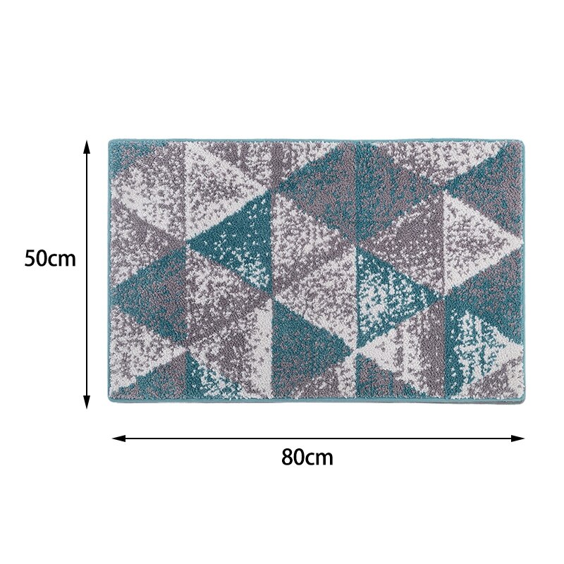 50 x 80cm inomhus ytterdörrsmatta, slagfärgade mattor halkfria absorberande golvmattor maskintvättbar entrématta entrématta