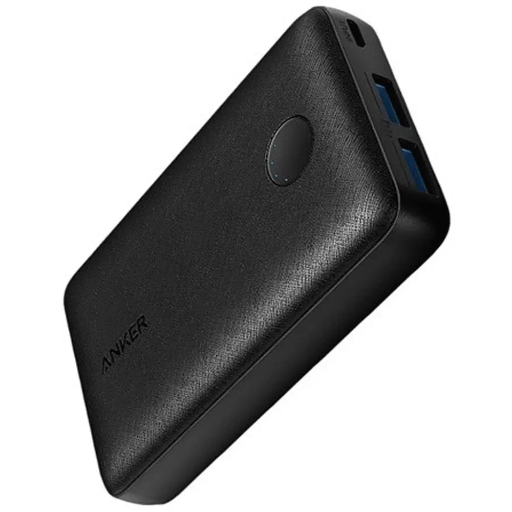 Anker A1223 PowerCore Select 10.000 mAh Portable Fast Charger, PowerIQ 2.0 12W + 10W Dual Output, Black PowerBank