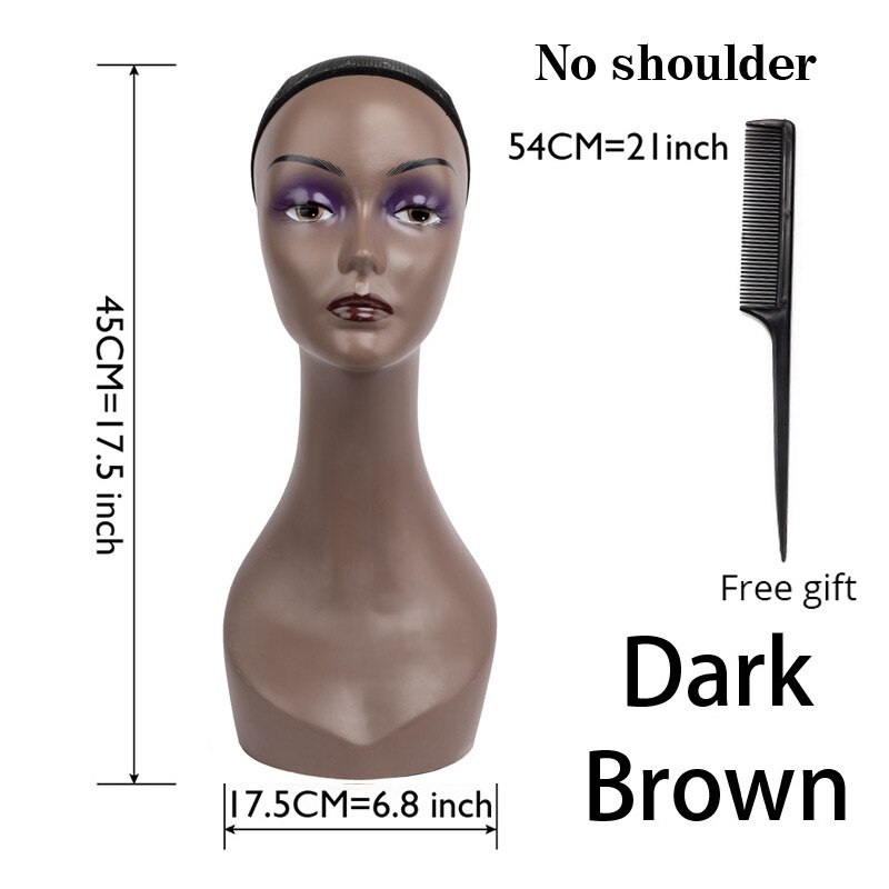 Perücke Kopf machen-hoch Modell Schmuck Anzeige Puppe Perücke Gläser Kappe Anzeige Halfter Stehen Mannequin Kopf Stehenden Mannequin Kopf: Rosa