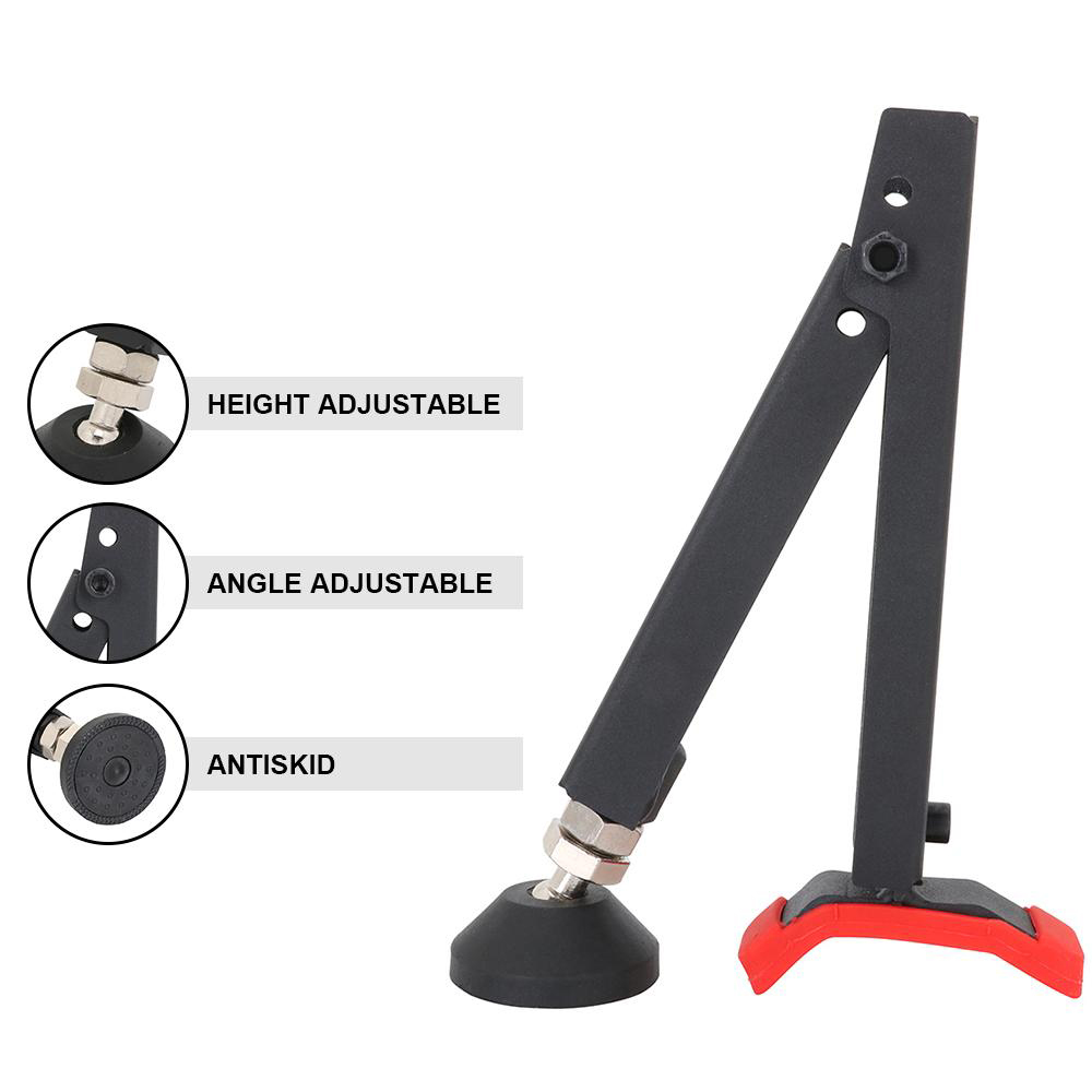 Motorcycle Portable Single Sided Paddock Stand Adjustable Rear Wheel Side Support Stand Foldable Universal Tire Repairing Tool
