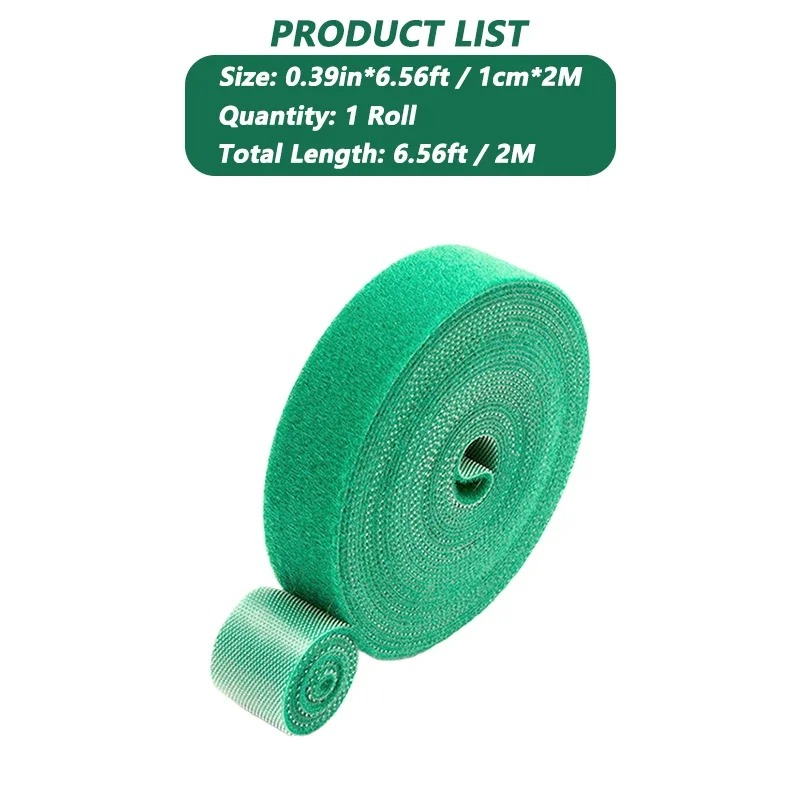 Tutores para plantas, planta autoadhesiva, atado de cables de nailon, soporte para plantas trepadoras, cinta de sujeción verde, cuidado reutilizable, suministros de jardín: Beige