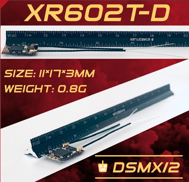 XR602TD Spektrum DSMX DSM2 receiver on drones qua... Grandado