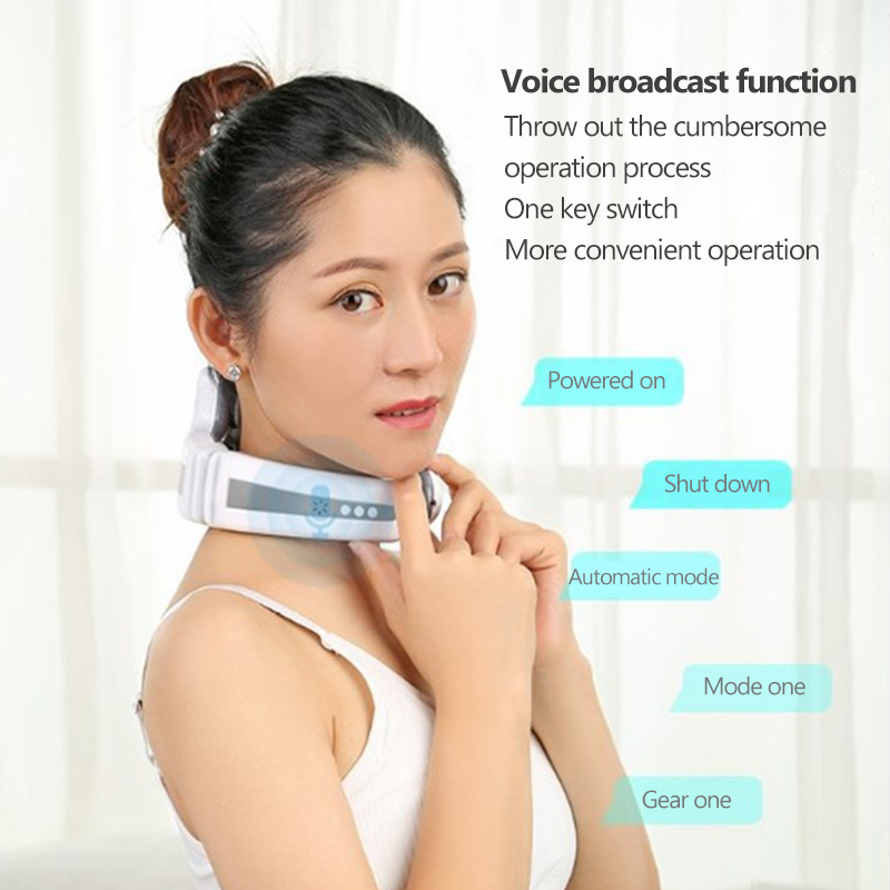 Smart Shoulder Neck Massager Electric Neck Massage Health Care Relaxation Three Heads Relieve Stress Fatigue Pain Relief tool