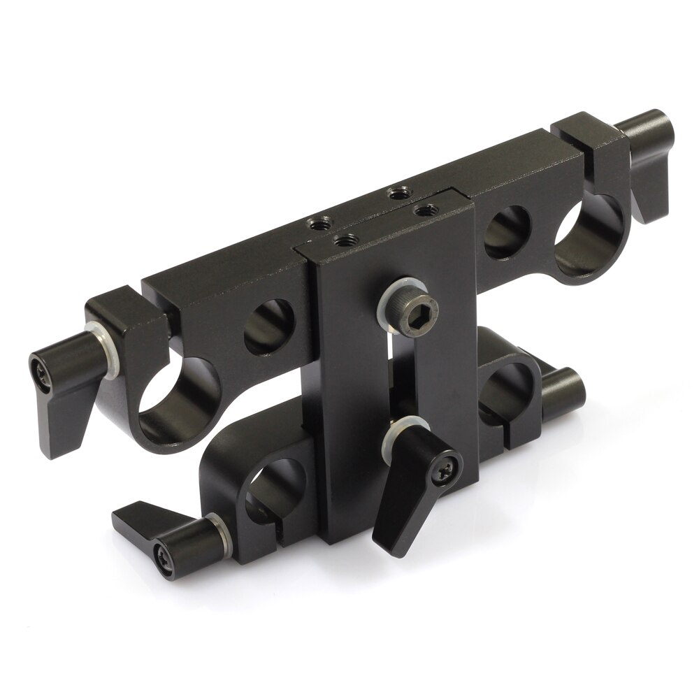 15mm to 19mm Rod Rail Bridge Rising Adapter Changeover Converter fr Film Camera Rig Support System Matte Box Follow Focus Tripod