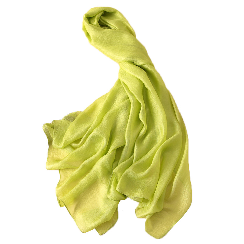 2023 de lujo bufanda de para mujer liso seda liné chales bufandas verano señora pañuelos Pashmina Foulard Hijab 180*90Cm