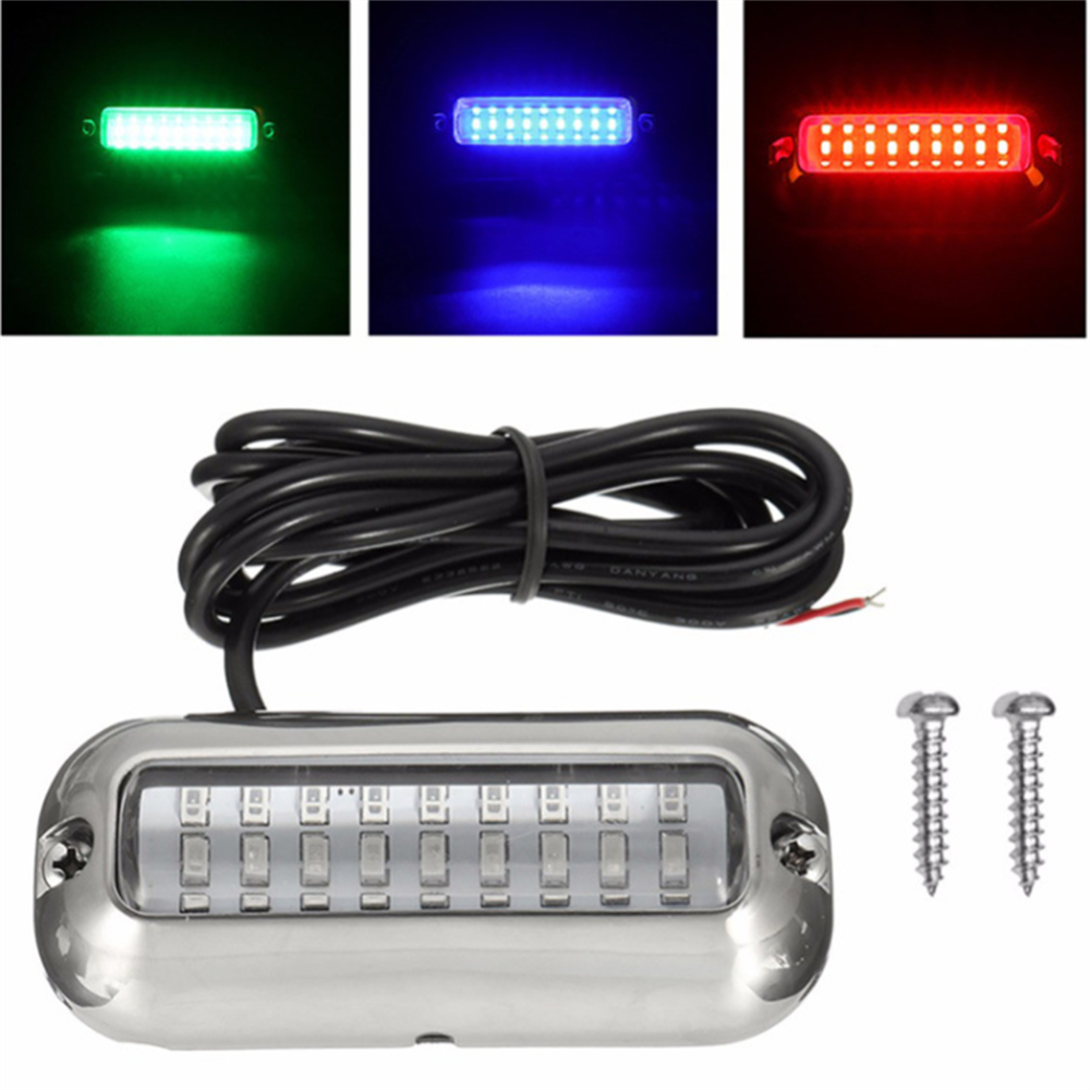 27 42 Led Rvs Boot Bovenlicht Onderwater Ponton Marine Boot Accessoires Licht Waterdichte Marine Licht