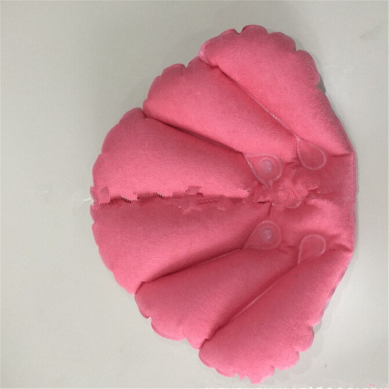 Nouveaux produits de salle de bain accueil Spa gonflable bain oreiller tasses coquille en forme de cou baignoire coussin couleur aléatoire accessoires de salle de bain