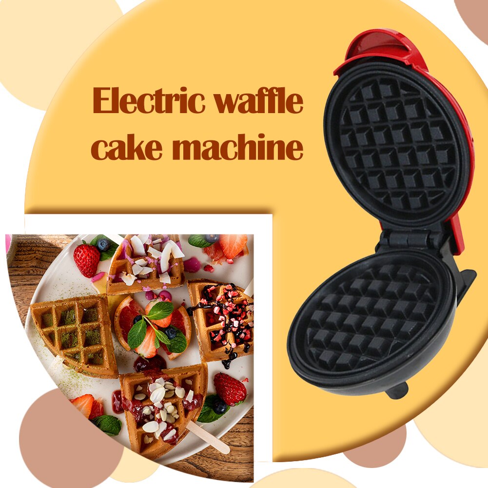 Mini Electric Waffles Maker Bubble Egg Cake Oven Breakfast Waffle Machine Fried Egg Pancake Pan Eggette Machine Mini Waffle Pot