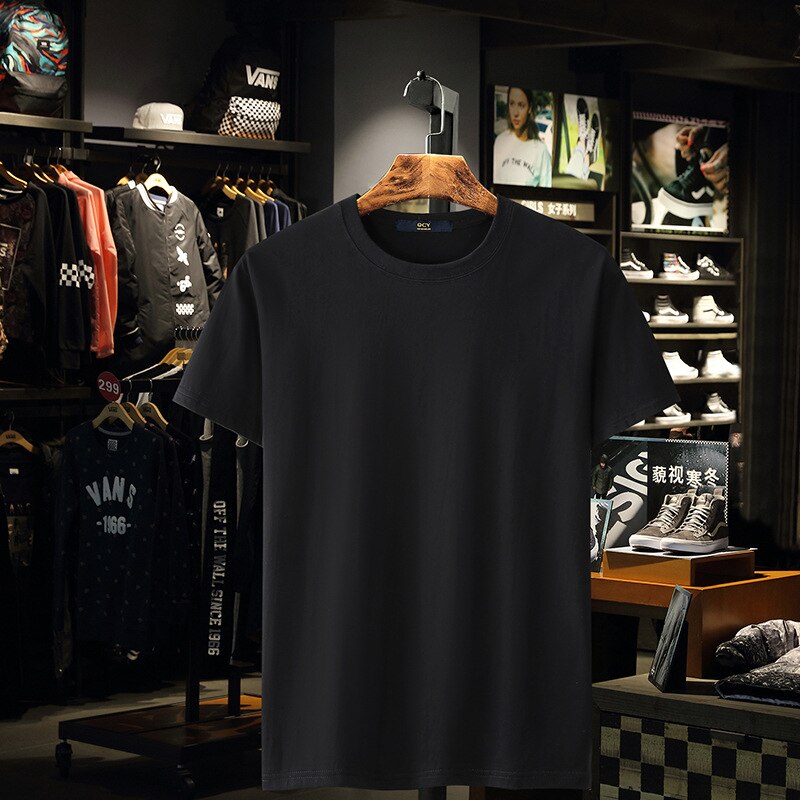 Herre t-skjorte vår og sommer slank skjorte herre casual bodybuilding kortermet personlig t-skjorte størrelse m -4xl