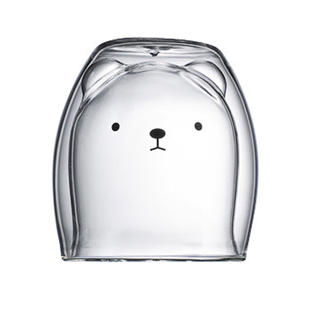 Taza de cristal de doble capa para café, vaso de vidrio de borosilicato alto, Espresso, taza de leche , cristalería: A2