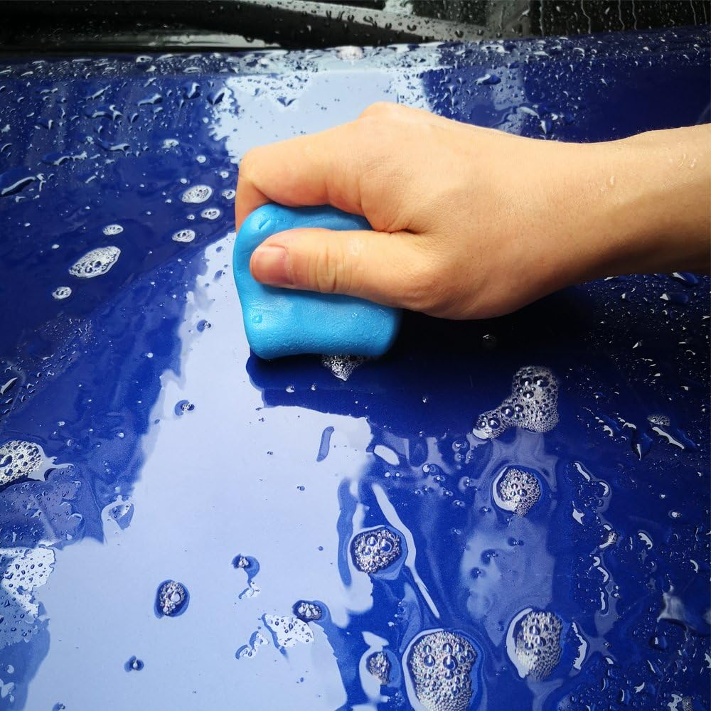 Barre d'argile magique bleue pour nettoyage de détails de voiture, outils d'entretien de peinture automobile, matériau de supérieure 100G, boue de lavage de voiture, 1 à 5 pièces