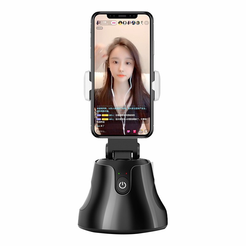 Smart Draagbare Selfie Stok, 360 ° Rotatie Auto Gezicht Object Tracking Camera Statief Houder Smart Schieten Mobiele Telefoon Camera Mount
