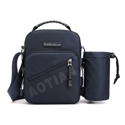 men&#39;s water bottle bag shoulder messenger handbag multifunctional lightweight waterproof satchel travel small bag: q