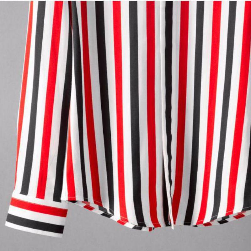 Tencel Mens Shirts Long Sleeve Casual Mens Dress Shirts Luxury Cotton Vertical Stripe Party Male Shirts