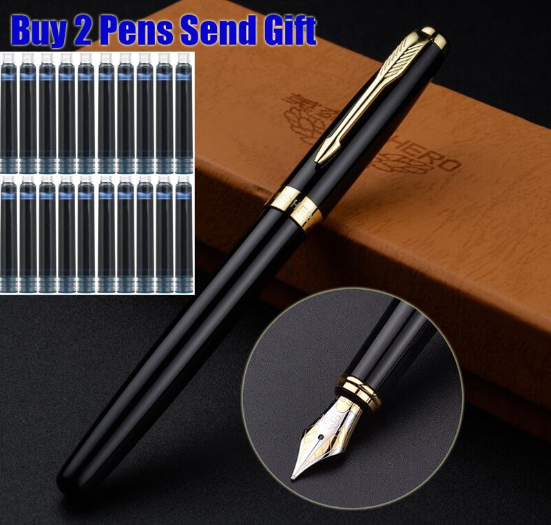 Brand Metal Ink Fountain Pen Luxury Sonnet Signature Pen Buy 2 Pens Send: Pen 20 Blue Ink