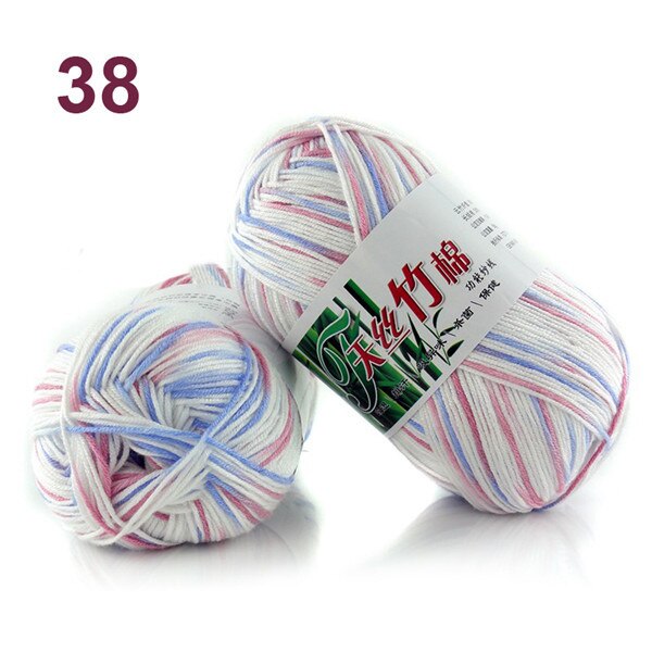 50g Weiche Glatte Natürliche Bambus Baumwolle Hand betroffen Garn Baby Milch baumwolle Garn Hand Gestrickte häkeln garn DIY Lappen Puppe: 38