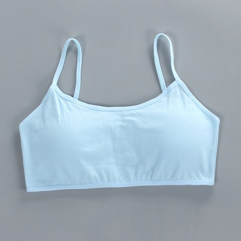 Lingerie Tops for Teenage Girls Camisoles Tanks Straps Bra Wire Free Adjustable Bralette Cotton Soft Suspender Bras Underwear