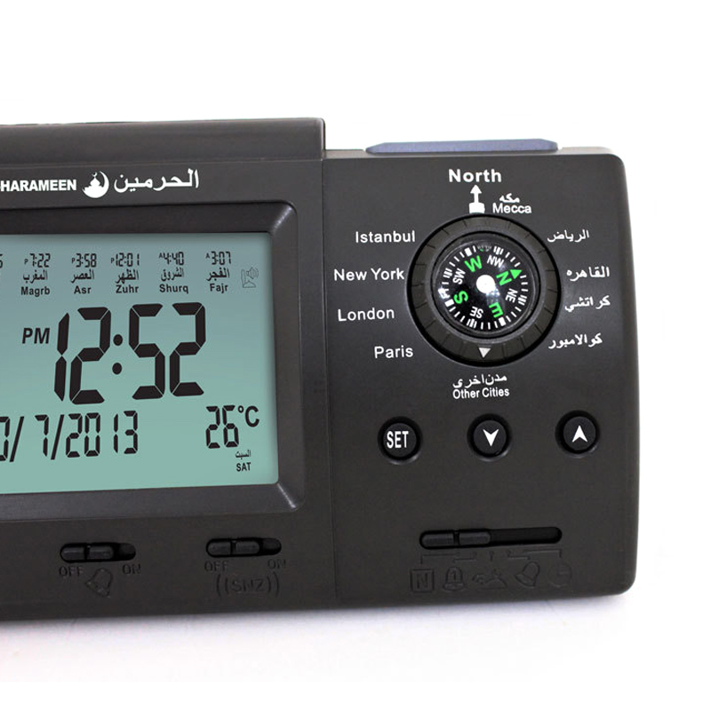 Automatische Digitale Klok Islamitische Azan Moslim Gebed Alarm Azan Klok Voor Desktop Tafelklok Home Decoraties
