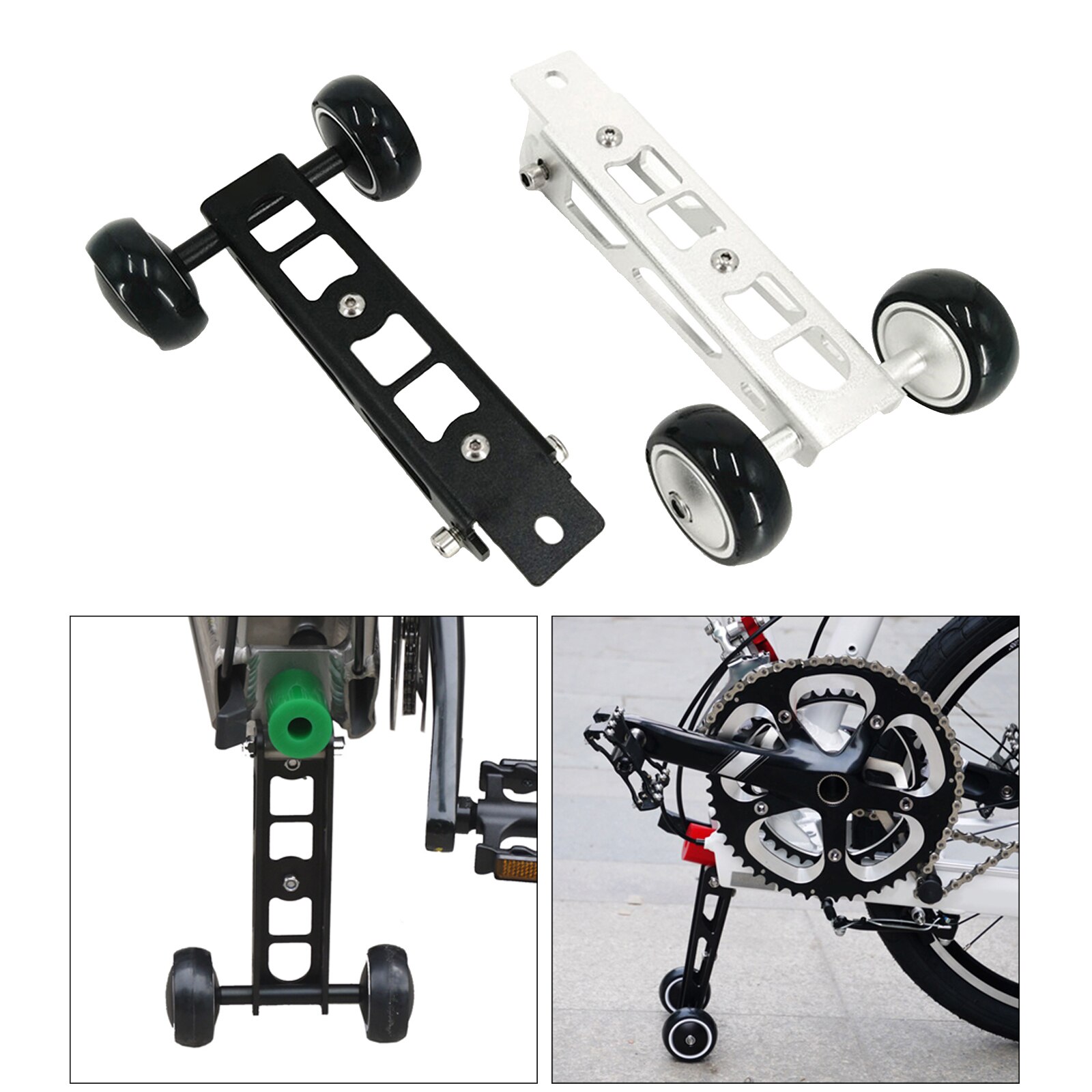 Vouwfiets Easywheel Voor Birdy 2-3 Serie Wiel Aluminium Push Wiel Vouwfiets Achter Wielen bike Stand Onderdelen