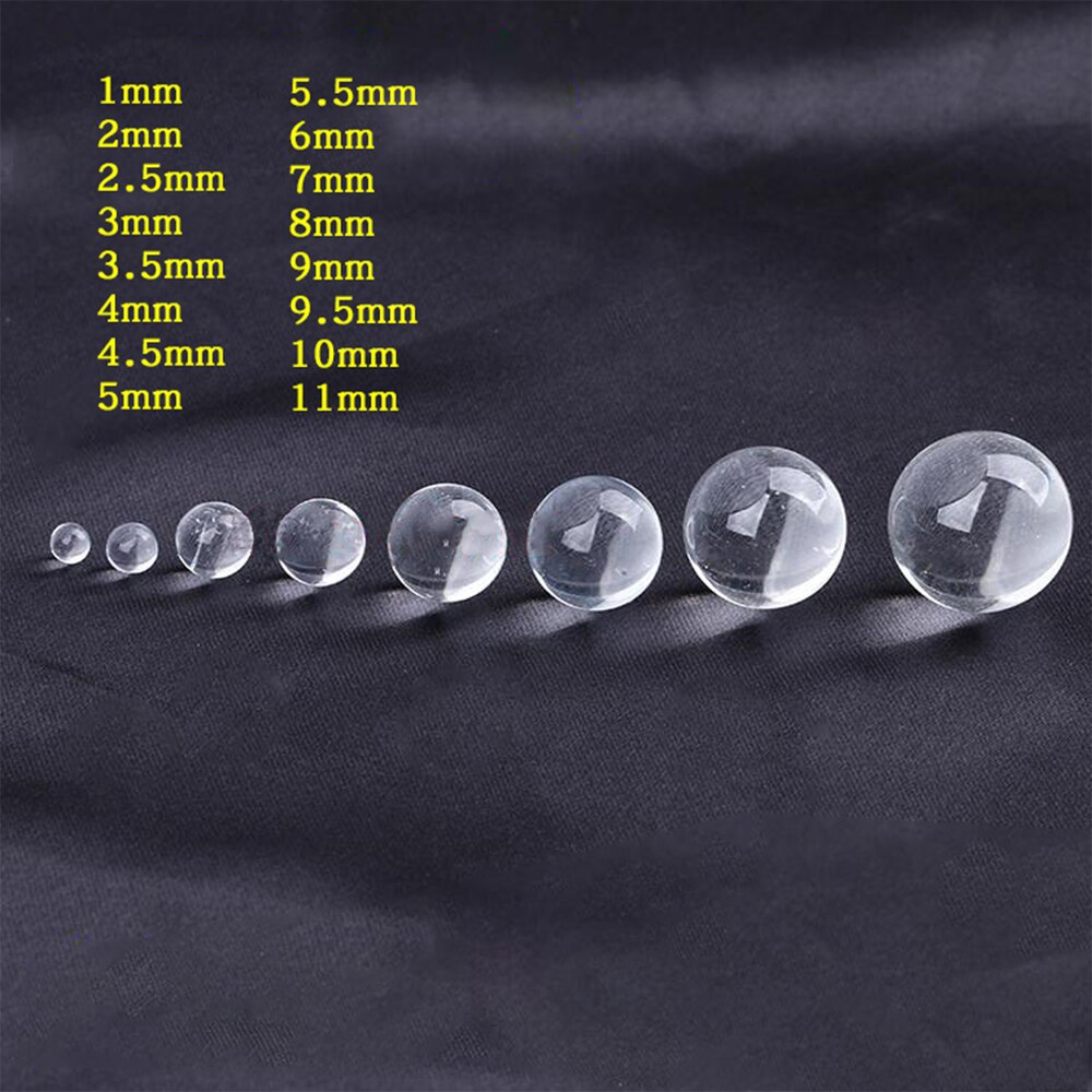 1000pcs/2000pcs DIA1mm to 11mm small glass bead Laboratory glass beads to prevent boiling glass beads high precision glass beads