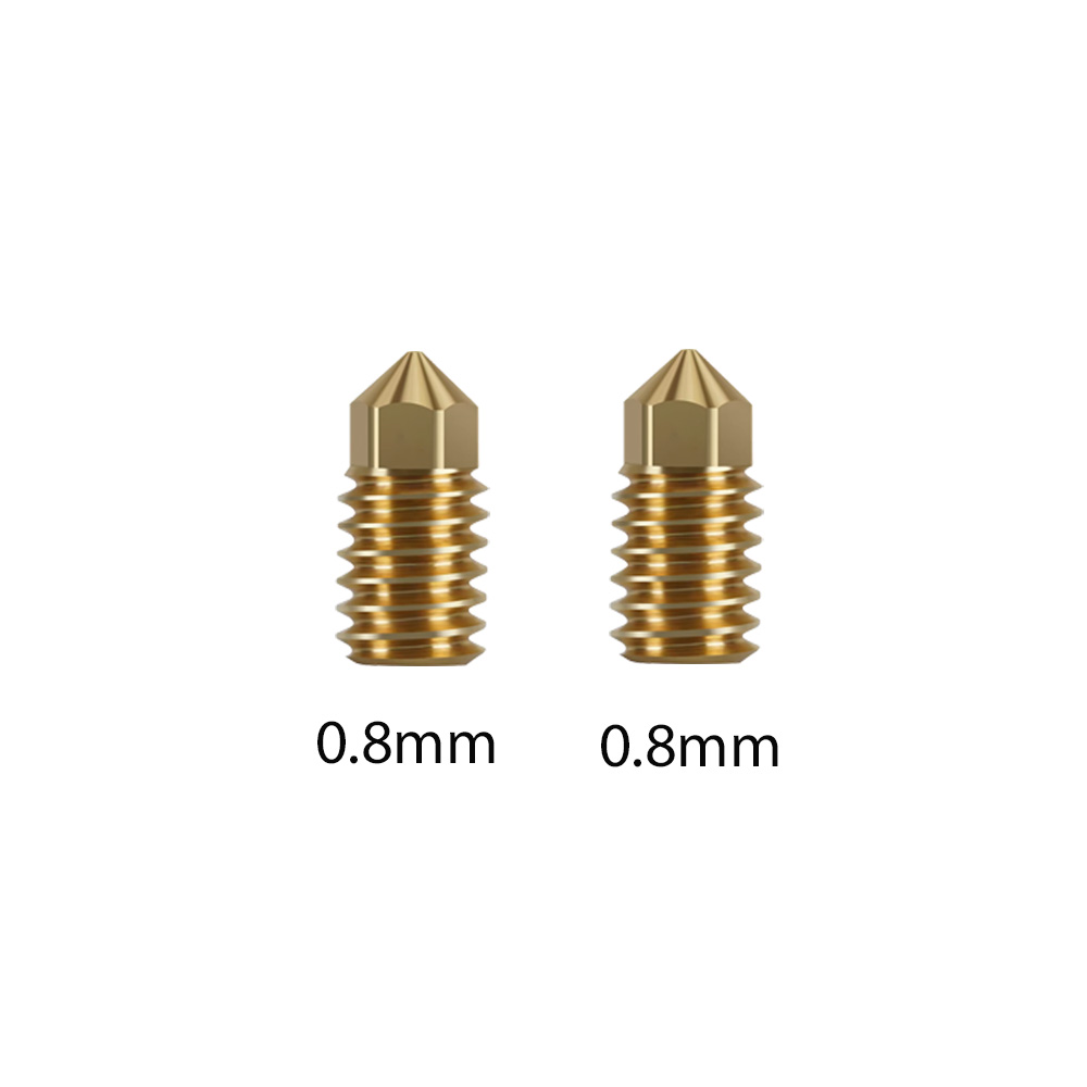 For Bambu Lab A1 Nozzle /A1 Mini Hotend Fast Speed a1 End Brass Heat Sink Hardened steel Nozzle 3D Printer accessories: Yellow
