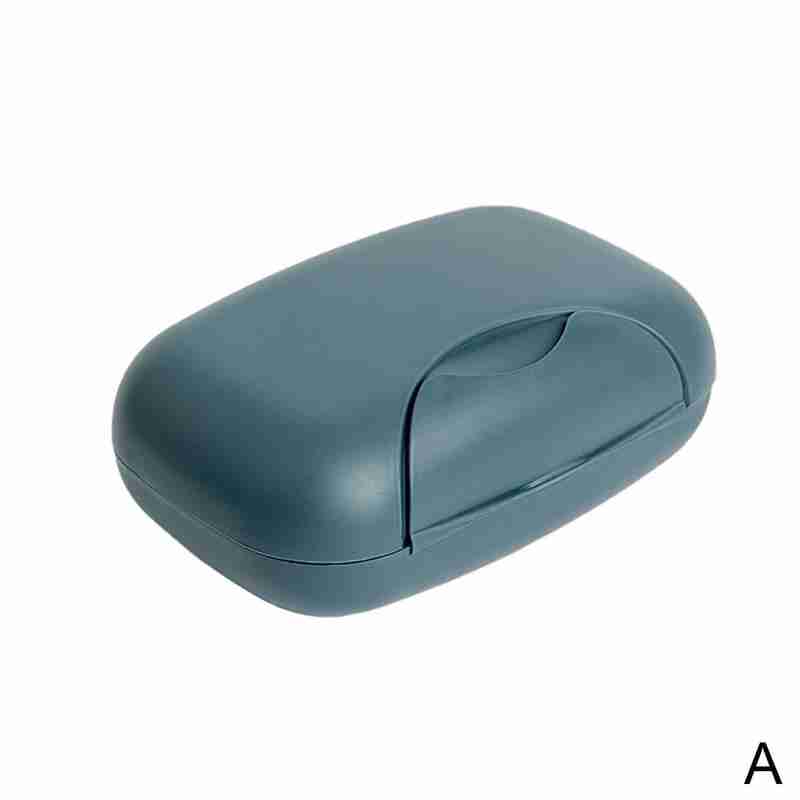 Caja de jabón a prueba de fugas, jabonera portátil de cuatro colores a prueba de agua, , compacta, fácil de llevar, almacenamiento de baño, sellada, jabonera de viaje: A