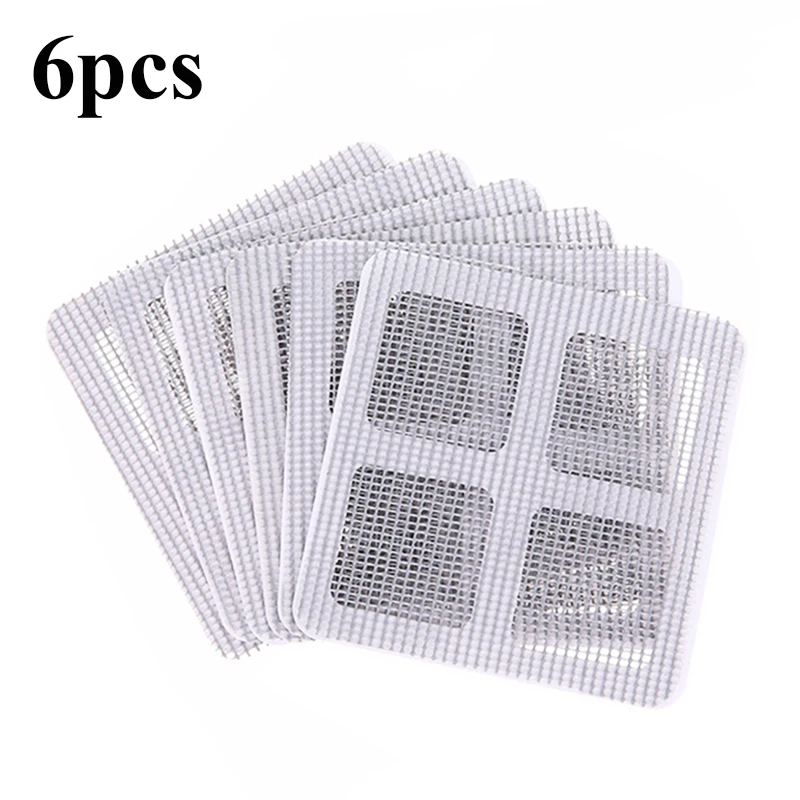 3/6Pcs Screen Window Repair Stickers Fastening Window Repairs Household Anti-Mosquito Fly Net Repair Window Screen Grid Stickers: green