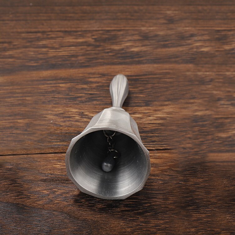 Rose mønster middag hotel metal hånd klokke juleopkald klokke bar tæller spisestue bord klokke service lyd klokke