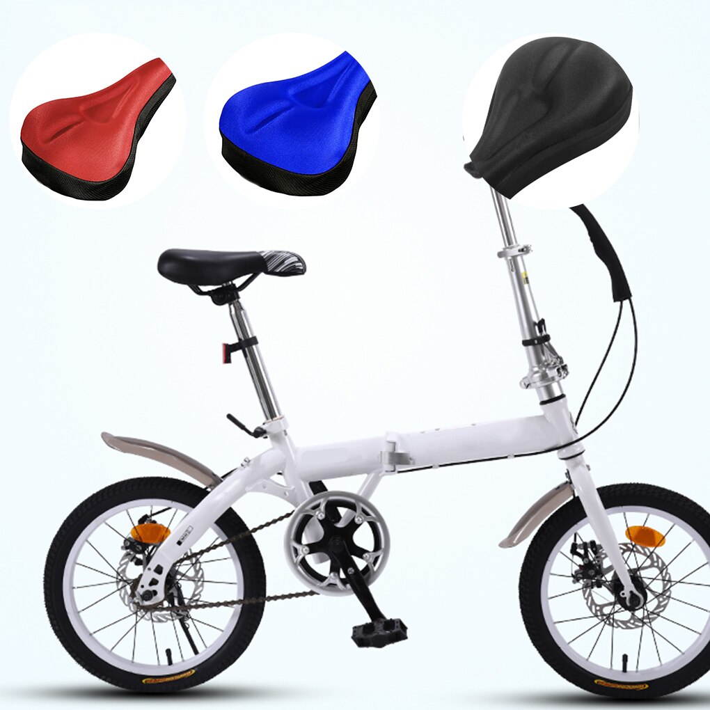 MTB Sitze GEL Silikon Schwamm Fahrrad 3D Weiche Gel Sattel Sitz Abdeckung Kissen Pad Wasserdichte Universal Bike Sitze Bike Zubehör