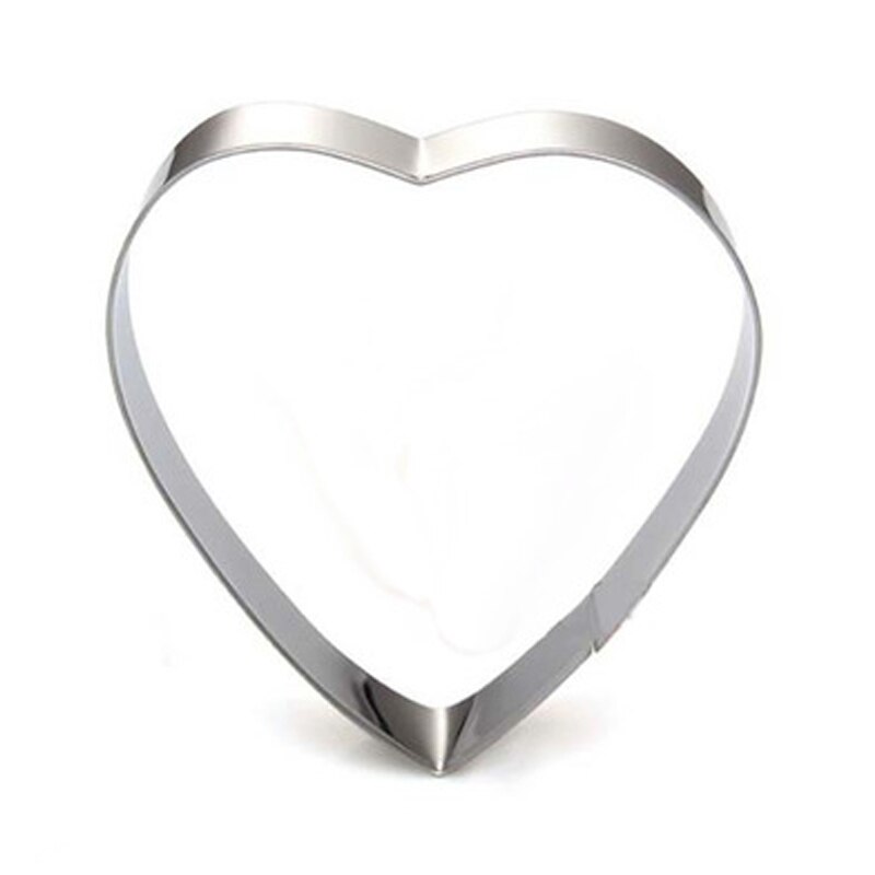 Liefde Hart Cookie Gereedschap Cake Stencil Keuken Cupcake Decoratie Template Mold Cookie Koffie Stencil Mold Bakken