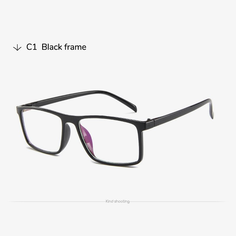 Toketorism high rectangle glasses for myopia spectacle frames for women men 9242: C1