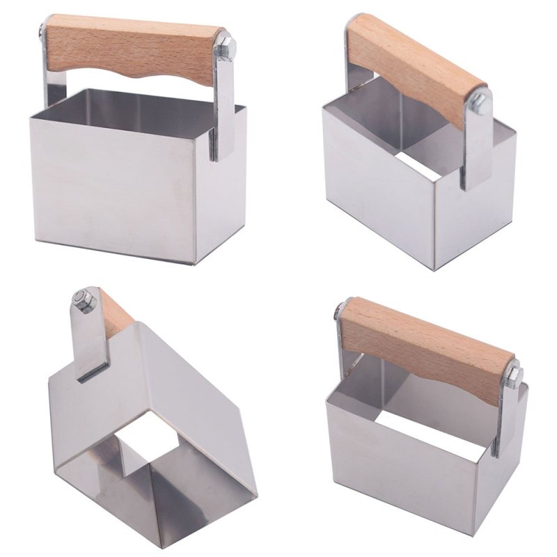 6CM*9CM Stainless Steel Honey Comb Square Cutter Comb Honey Cutter for Honey Beekeeper Bee Honey Tool
