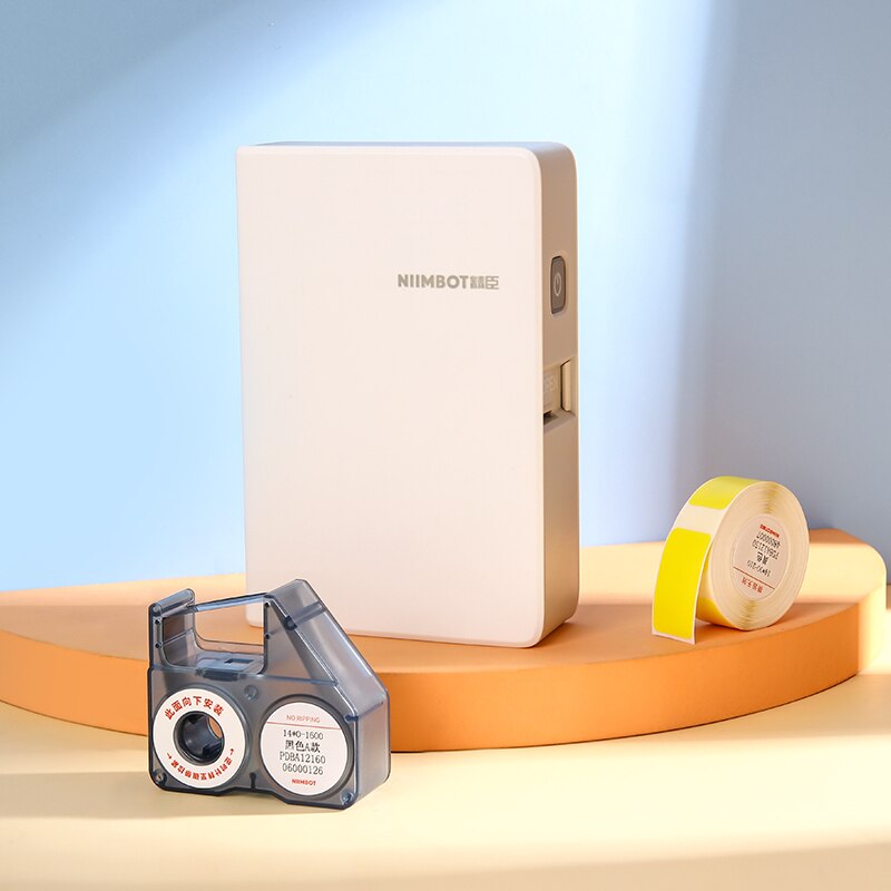 Niimbot B18 PET Label Color Thermal Paper Rolls Ribbon White Black Red Blue 16 Meters Per Roll for Label Sticker Mini Printer