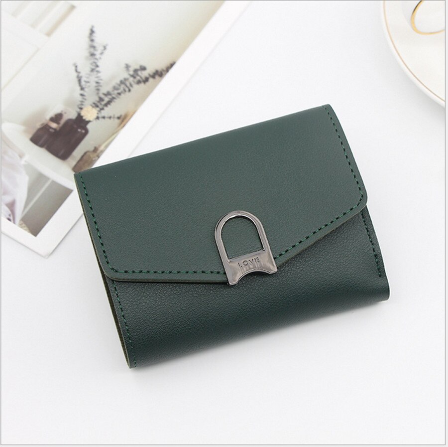 Ladies wallet cute student tassel pendant small PU wallet coin purse lady card bag