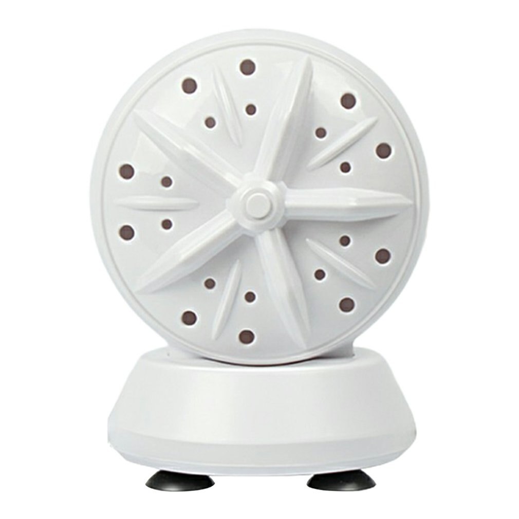 Ultrasonic Two-in-One Washing Machine Twin Turbo Bubble Washer Usb Rechargeable Mini Washing Machine: A-style four-speed