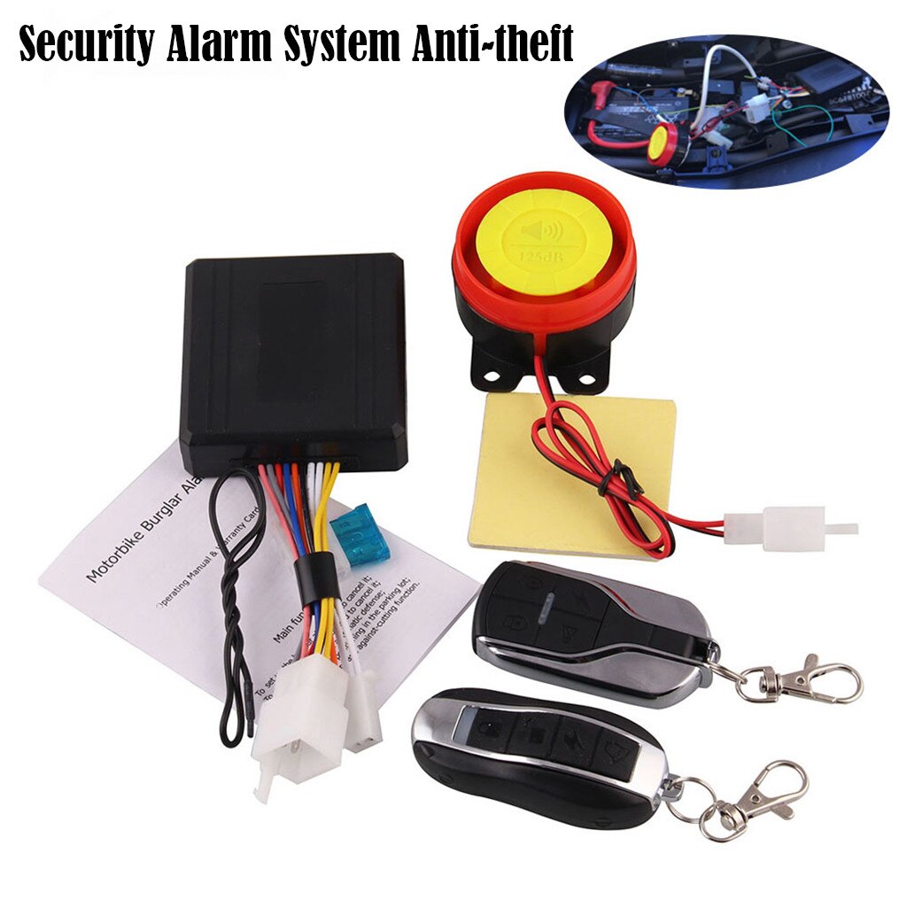 12V voll-gekennzeichnet motorrad Rolle Anti-Diebstahl sicherheit Alarm motorrad fahrrad Anti-diebstahl Alarm fernbedienung Motor- starten