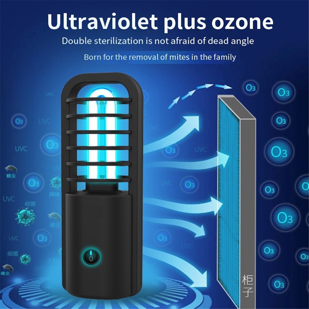 Portable Germicidal Lamp Germicidal Lamp Sterilizer UV Light Sanitizer Desinfectante Ultraviolet Disinfecting For Bacterial lamp