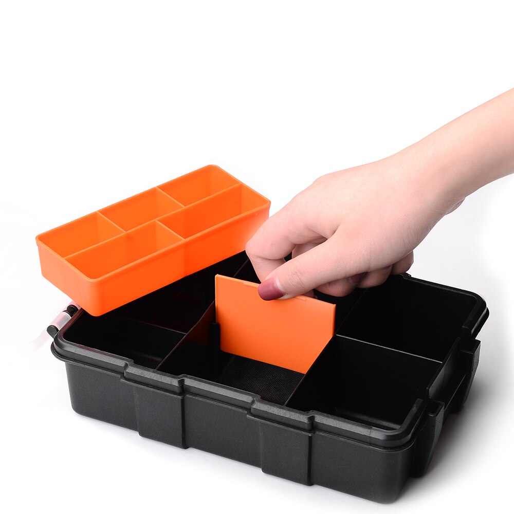 4Pc/set Tool Case Components box Plastic Parts Combined Transparent Screw Containers Storage Case Hardware accessories tool box