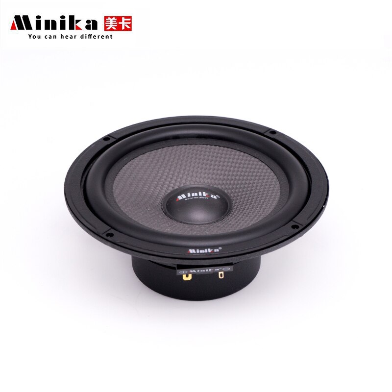 Minika 6.5inch Car Audio Speaker Component 4ohm 250W with Tweeter Cross Over 2 Way HIFI Car Speaker Set