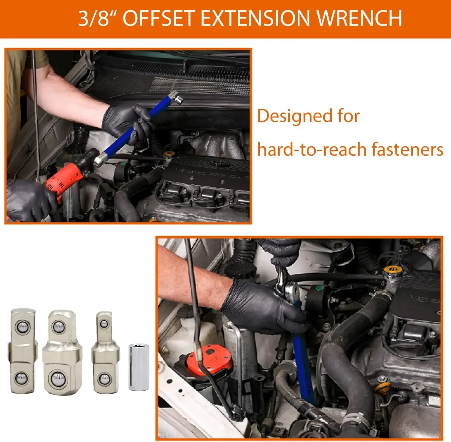 Expansion ratchet wrench, multi-purpose zero offset expansion wrench, special expansion wrench, automotive maintenance tools