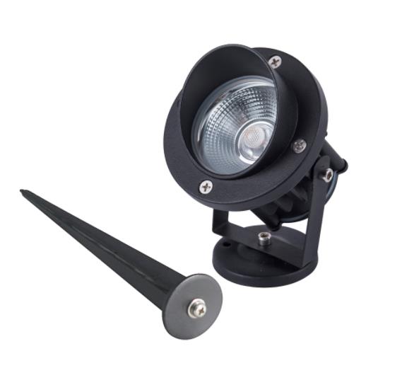 3w 5w 10w outdoor LED Spot Light Black Shell super bright spike light waterproof Landscape IP65 Led Spotlight