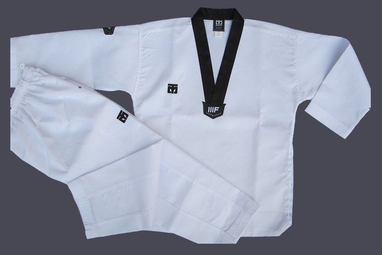 HEIßER anfänger verwenden Mooto taekwondo dobok kleidung Art erwachsene V-ausschnitt MOOTO taekwondo anzug Taekwondo Ausbildung Uniform
