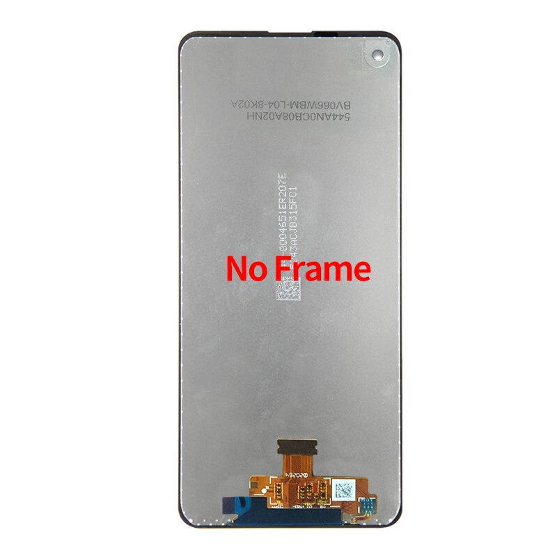 Original para samsung galaxy a21s lcd screen display toque digitador assembléia SM-A217M a217n a217f lcd substituição a217f/ds: Black no frame