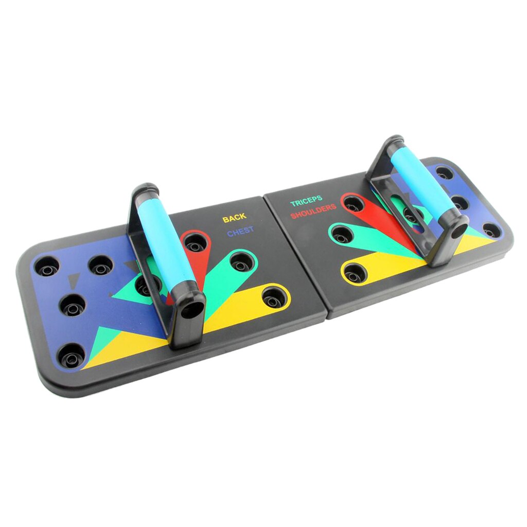 Push Up Board Push-Ups Stands Multifunctional & Collapsible Stickers Fitness Equipment - Belly Arms Waist Workout Body Training